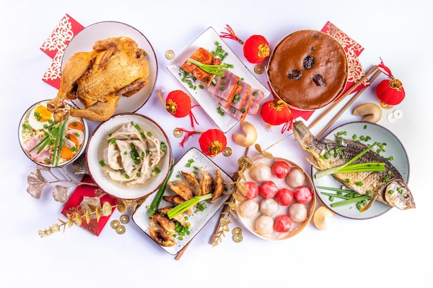 Gotowe potrawy na stole